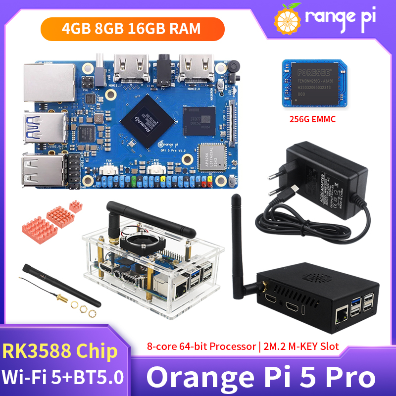 Orange Pi 5 Plus 16Gb - Rockchip Pi 5 Pro 16GB RAM