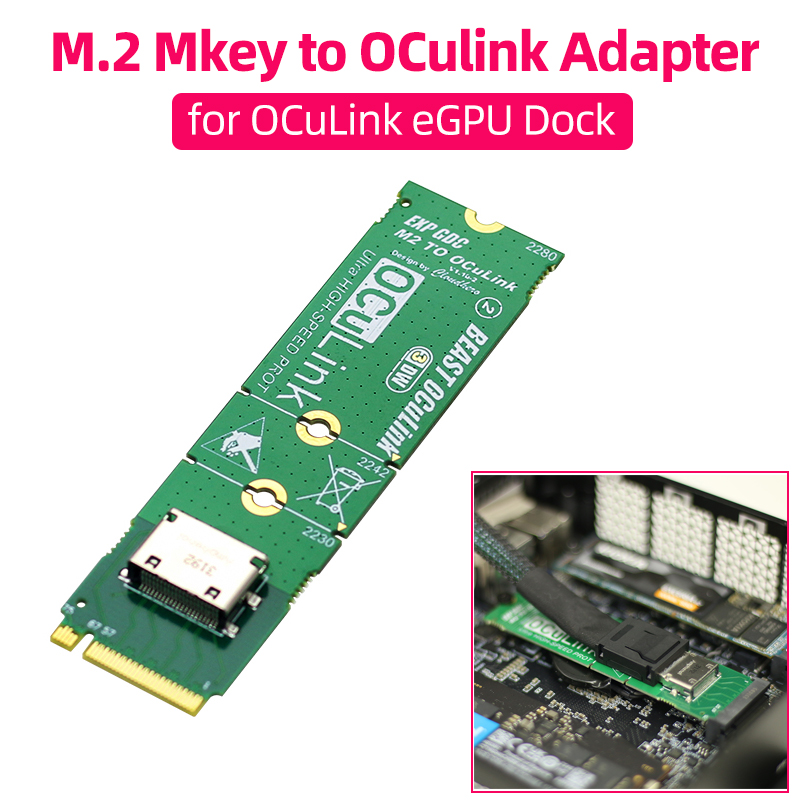 NVME M.2 M kunci untuk adaptor - Oculink Egpu Mini Pc ulasan dan harga